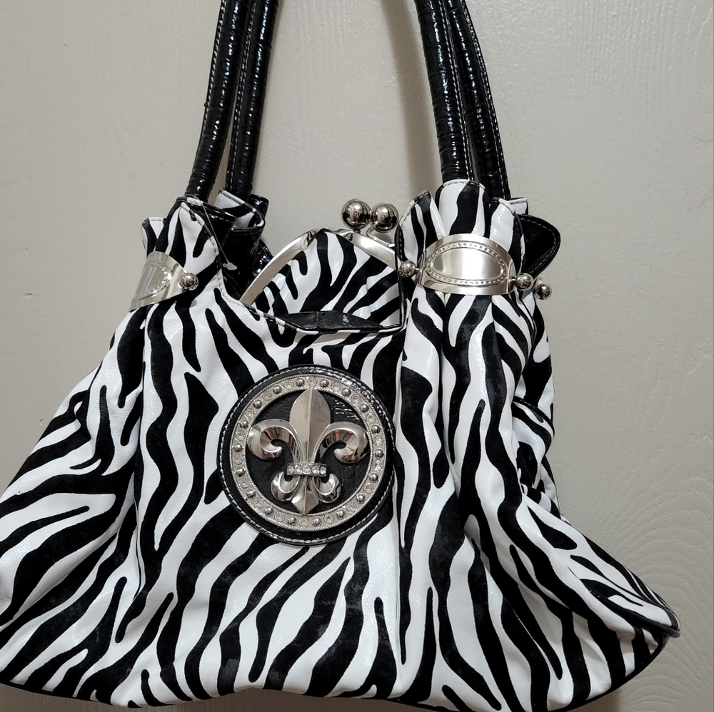 Fun zebra print purse